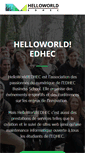 Mobile Screenshot of helloworldedhec.com